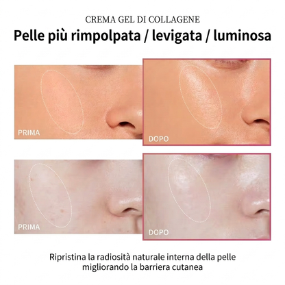 Crema Gel Idratante al Collagene | Anti-age