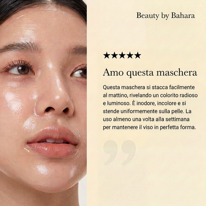 Maschera Notturna Avvolgente alla Curcuma e Acido Kojico