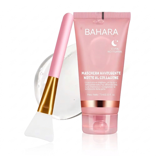 Crema Gel al Collagene | Maschera Notturna Idratante e Rassodante